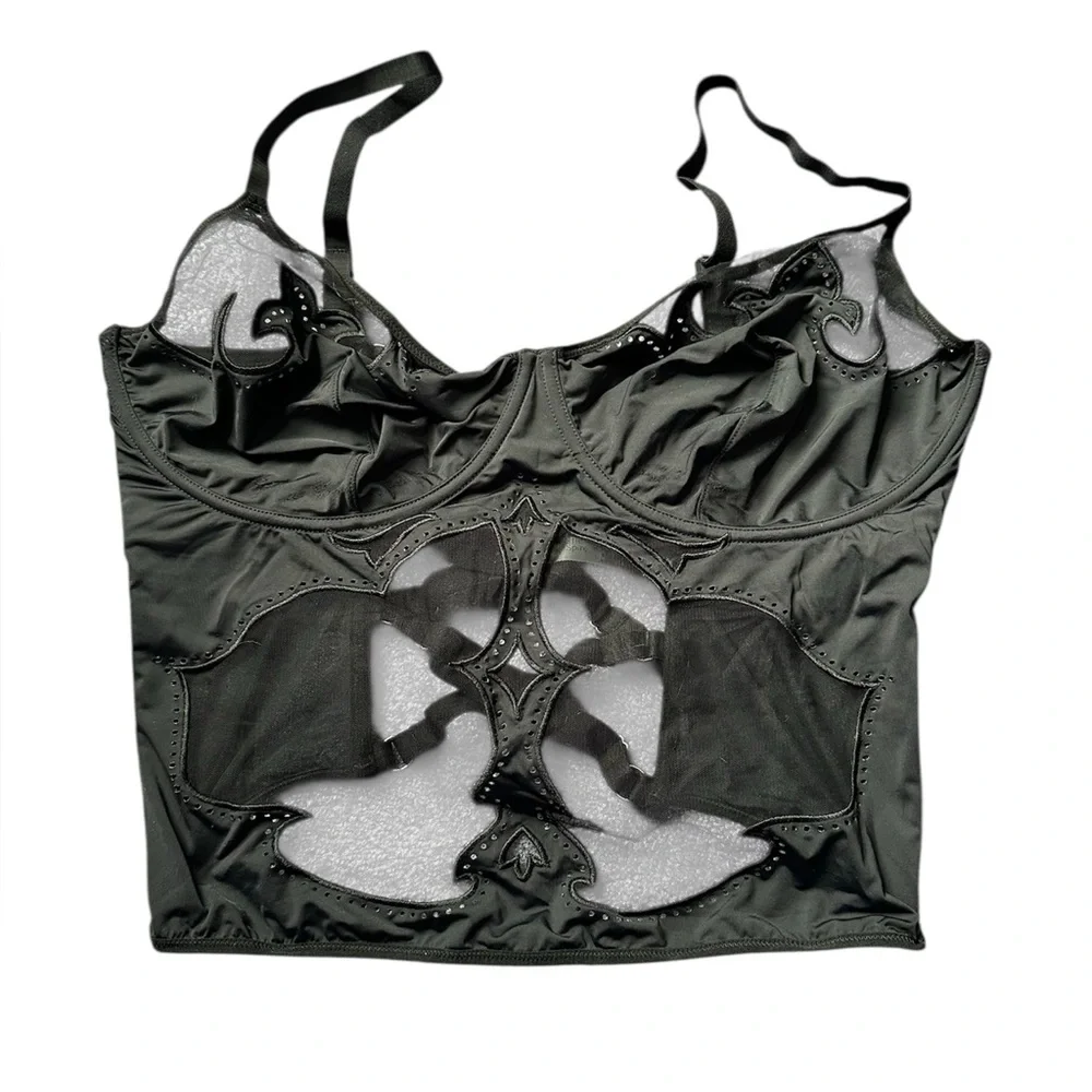 Thistle and Spire Outlaw bustier rodeo collection 3X bralette bra top - Picture 7 of 14
